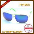 Novos Metal com óculos de sol azul polarizado lente, FM15522 de alta qualidade